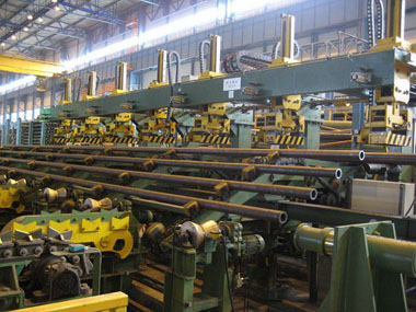 贵州无缝钢管厂家生产线